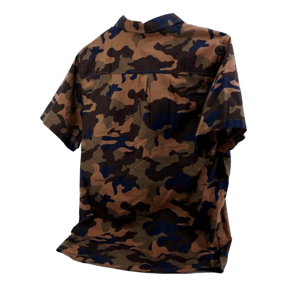 Cat & Jack Boys Button Up Shirt Camouflage Pocket Cotton XXL (18) New - Picture 2 of 4